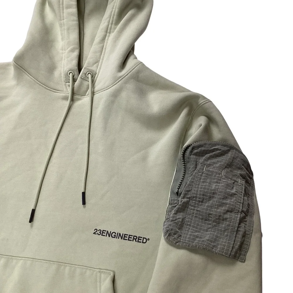 Jordan 23ENGINEERED Lightweight Tech Fleece Hoodie Pullover Light Green Size‎ S